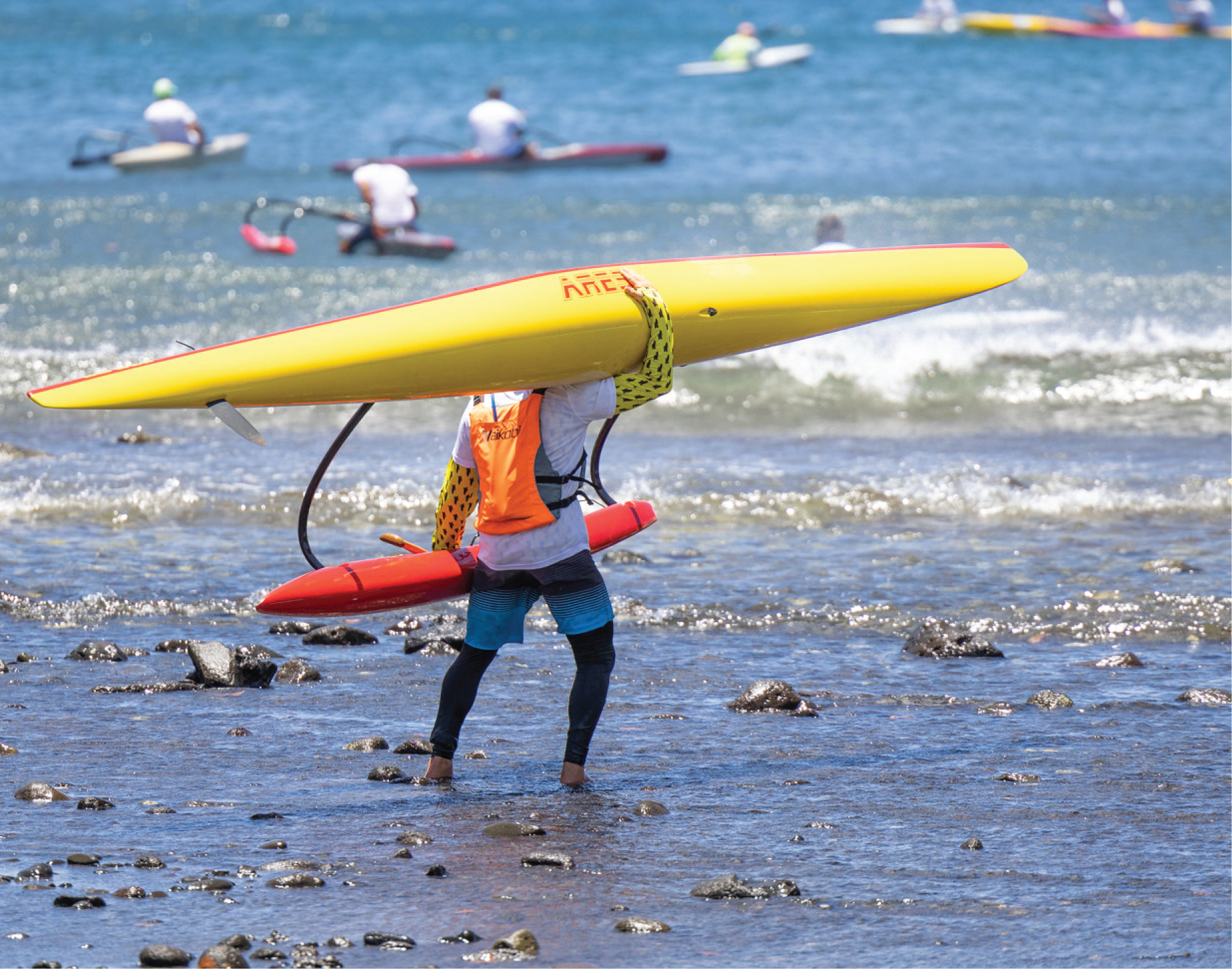Paddle Imua downwind race and 'Ohana Festival on Maui's North Shore